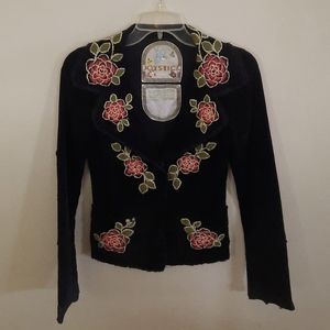 Joystick Rose Embroidered Jacket